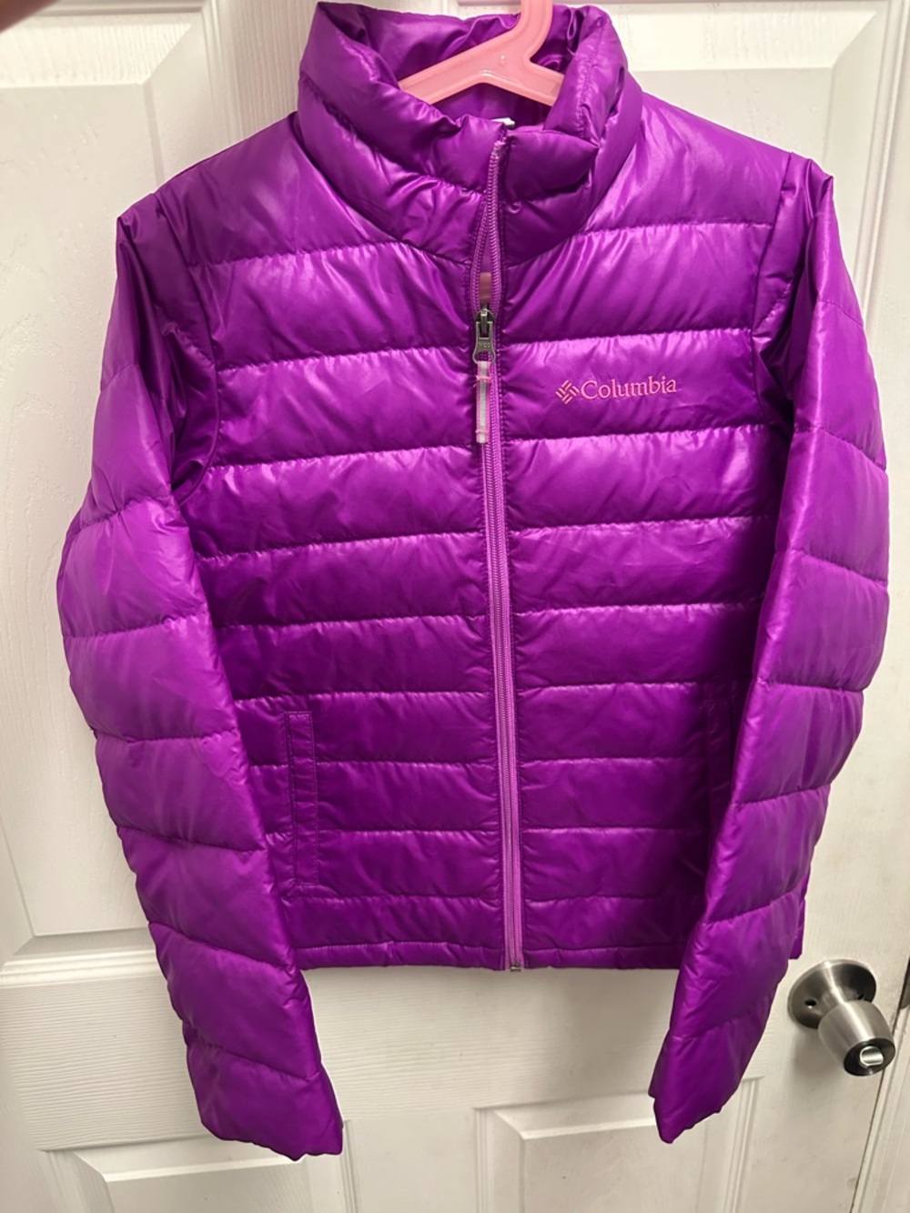 Columbia Girls' Purple Puffer Jacket